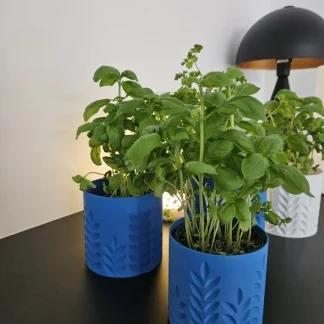 Spoton3D plantenpotten blauw