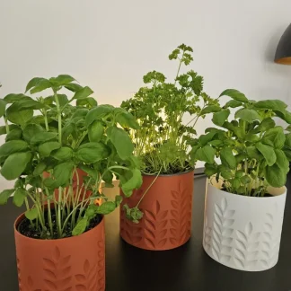 Spoton3D plantenpotten terracotta rood